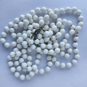 Vintage Sterling Naomi double strand necklace